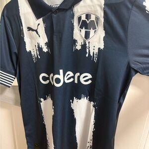 Puma Monterrey Navy & White Club de Futbol Jersey